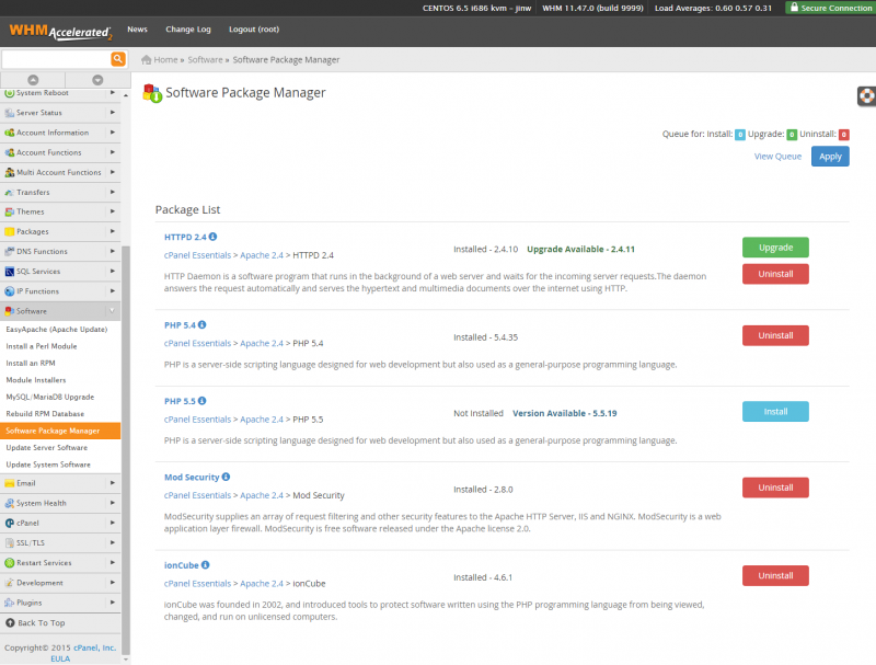Package Manager Screenshot 2