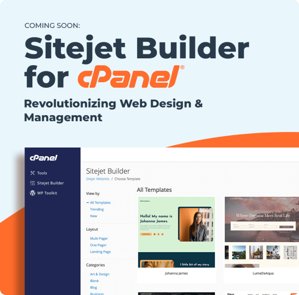 Sitejet Builder for cPanel