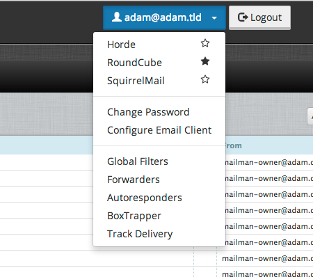 Webmail Configuration Options
