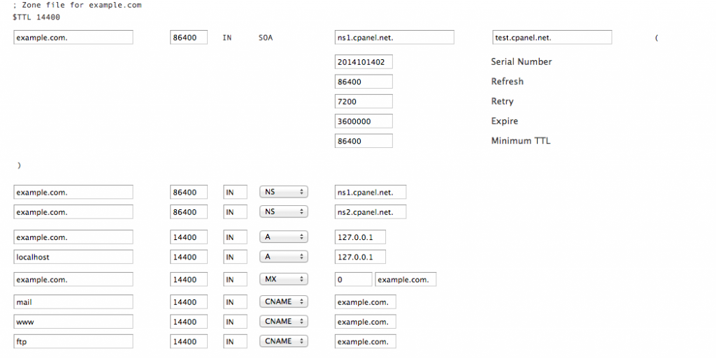 cpanel api