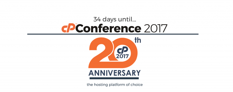 cPConference 2017; 34 Days and Counting…
