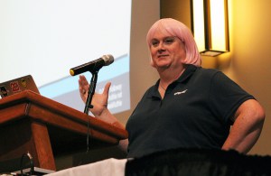 Ruth Holloway, cPanel, speaks at ChickTech Austin