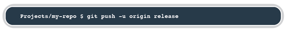 Projects/my-repo $ git push -u origin release