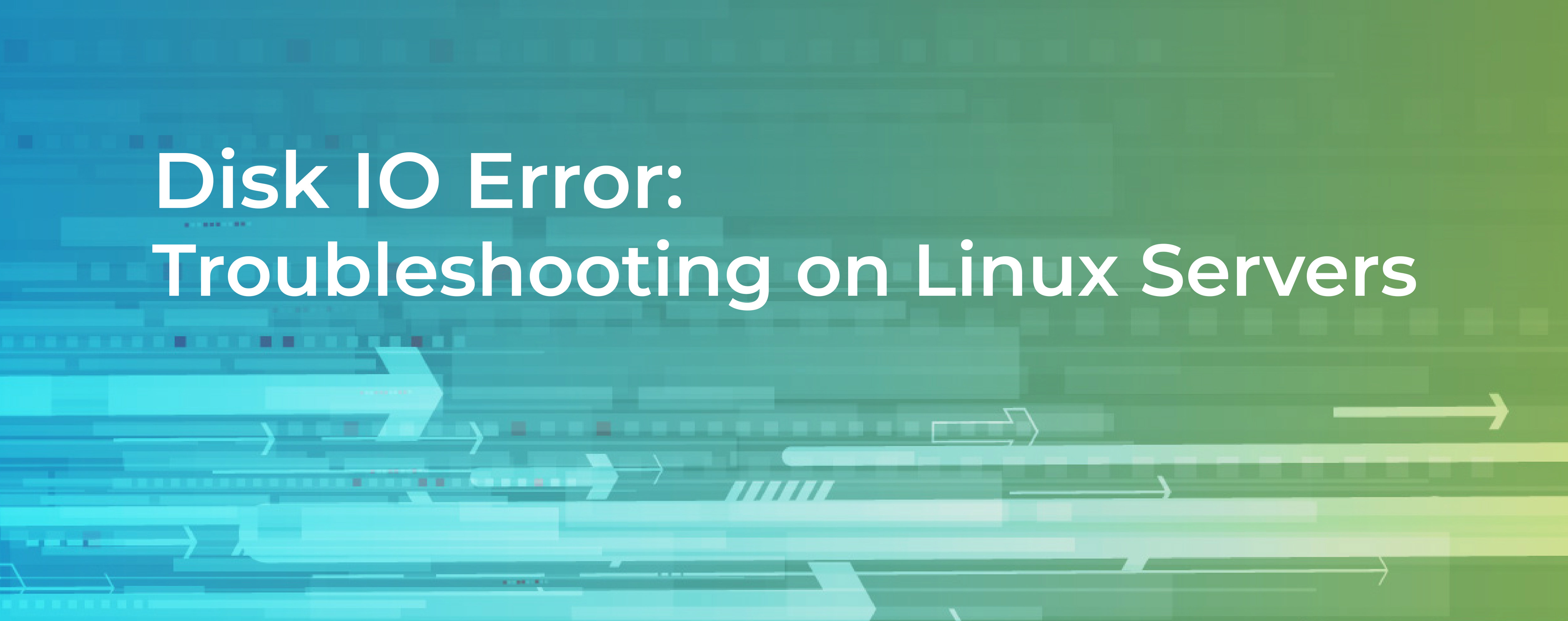 Disk IO Errors Troubleshooting on Linux Servers cPanel Blog