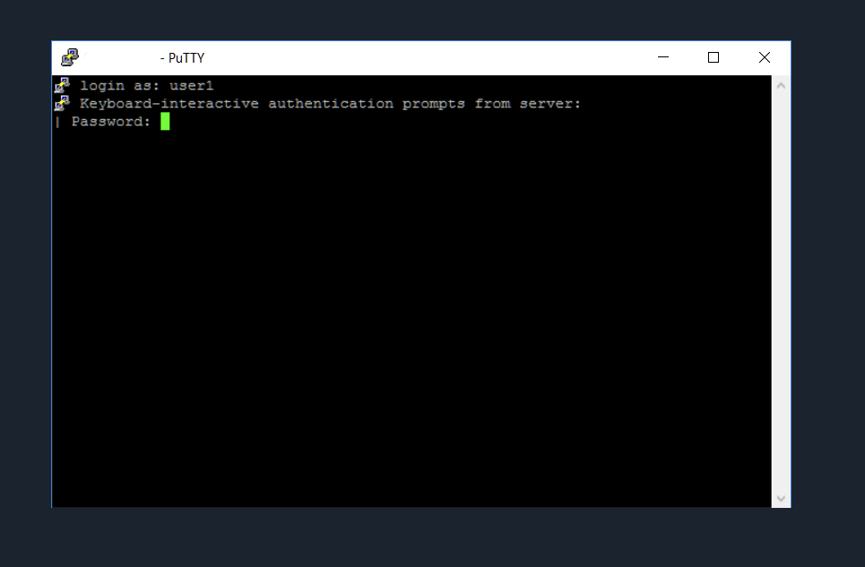 ssh into two sessions putty