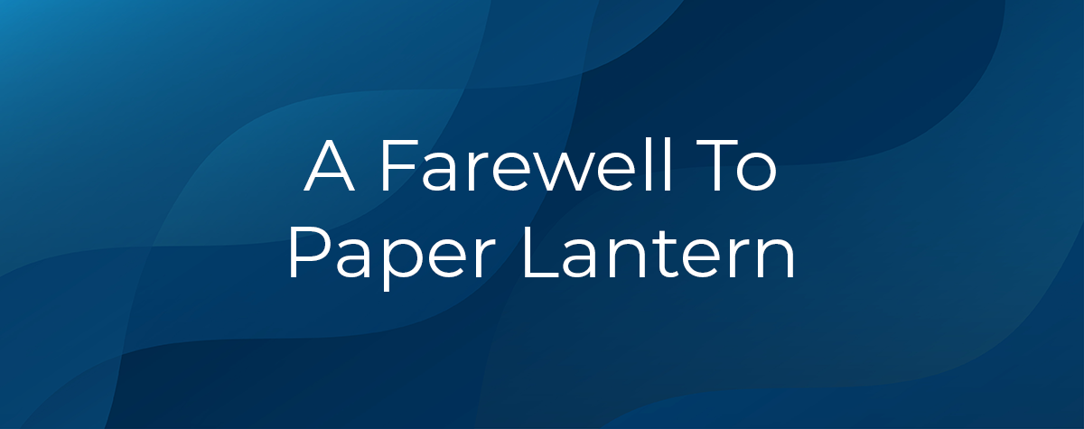 Farewell Paper Lantern