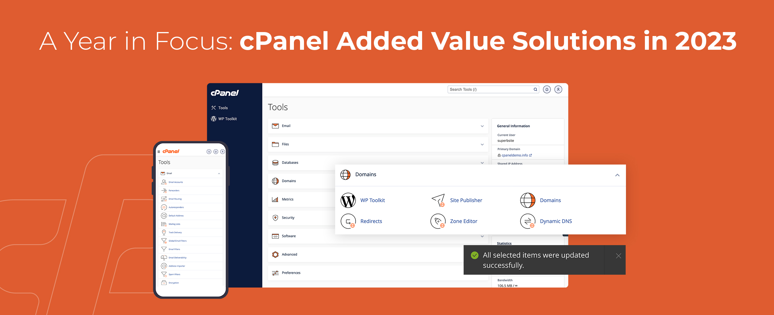 A Year in Focus: cPanel Added Value Solutions in 2023